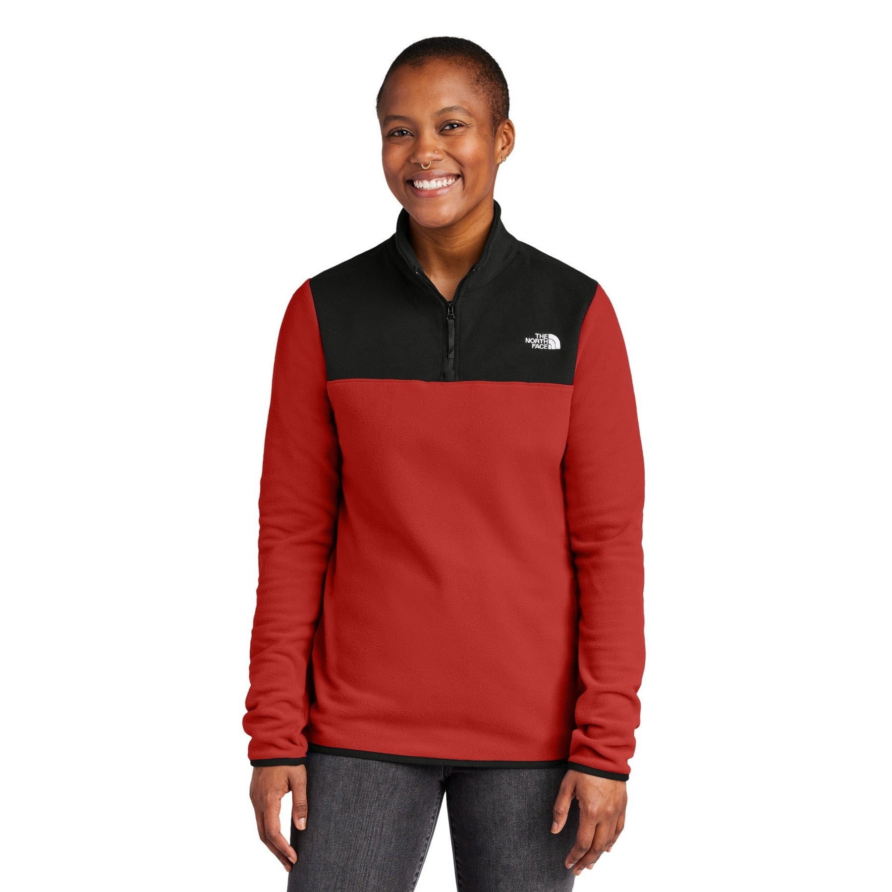 The North Face-The North Face® Women's Glacier 1/4-Zip Fleece NF0A7V4M-MedTech-4